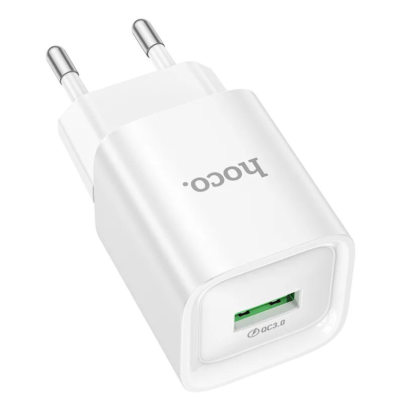 СЗУ Hoco C145A, 1USB, QC3.0, 18W, 3A, белый