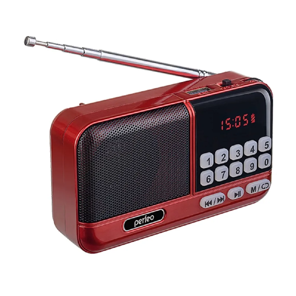 Радиоприемник Perfeo цифровой ASPEN FM 87.5-108МГц MP3