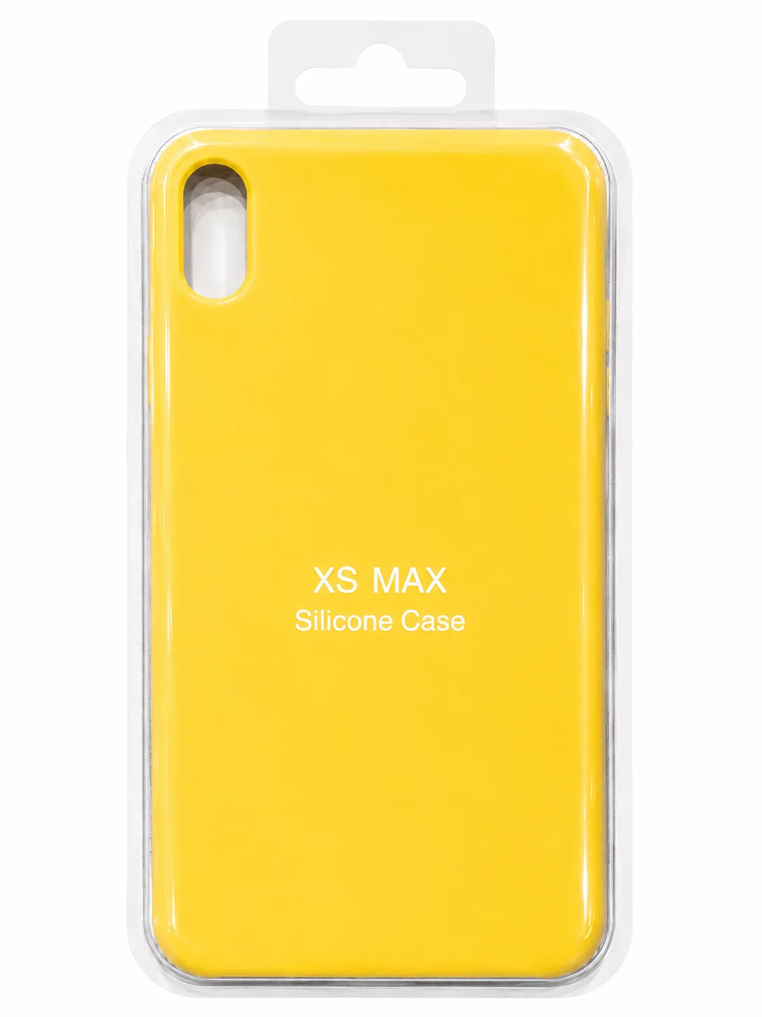 Чехол для Iphone Xs Max silicone case, жёлтый