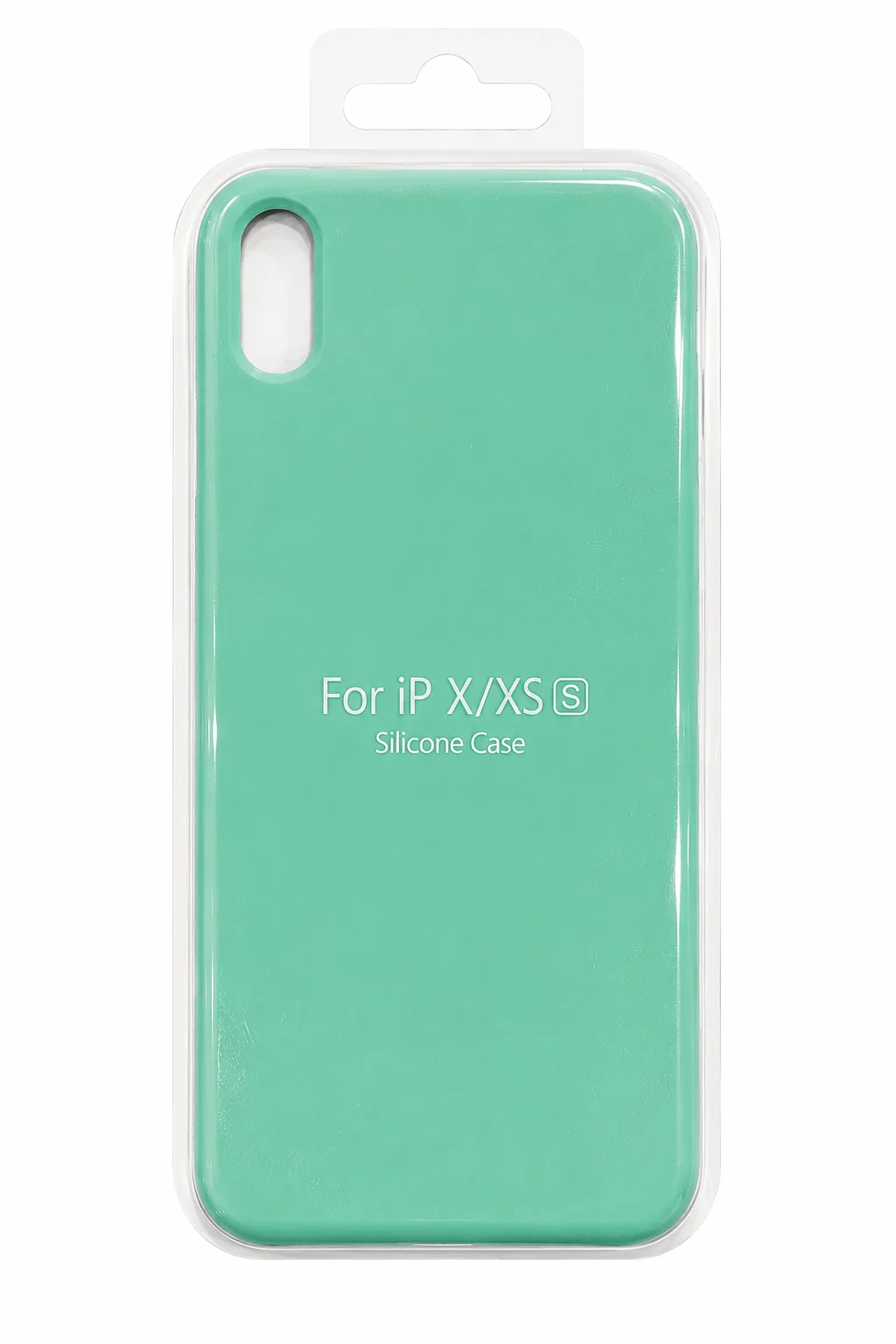 Чехол для Iphone X/Xs silicone case, мятный