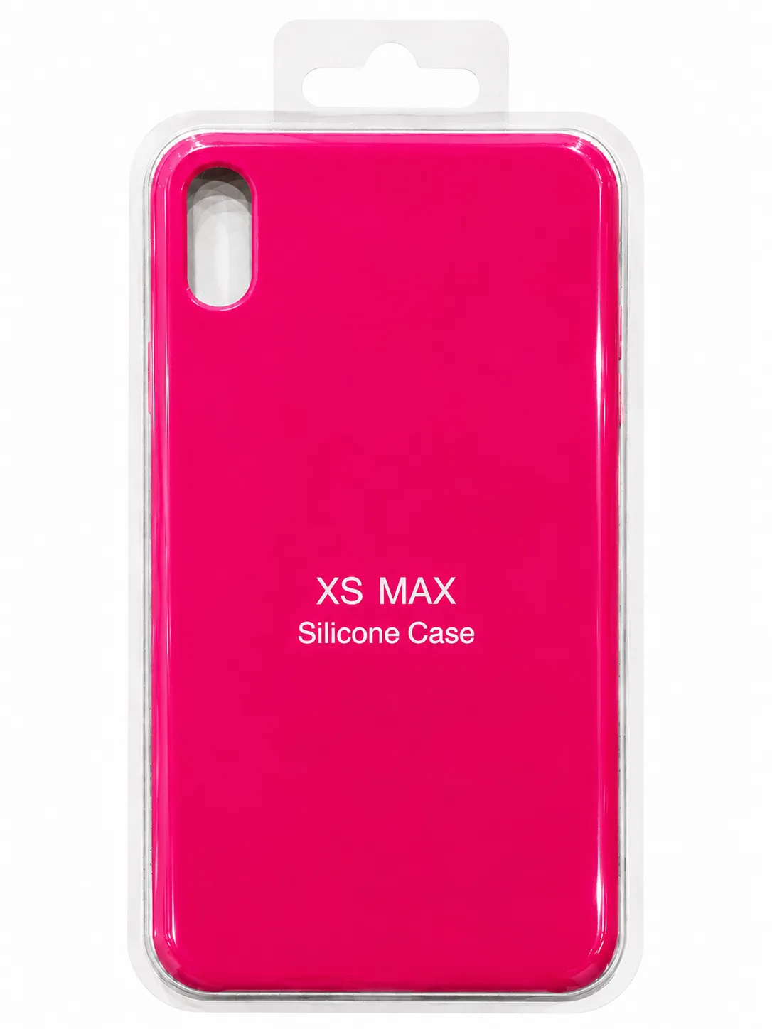 Чехол для Iphone Xs Max silicone case, розовый