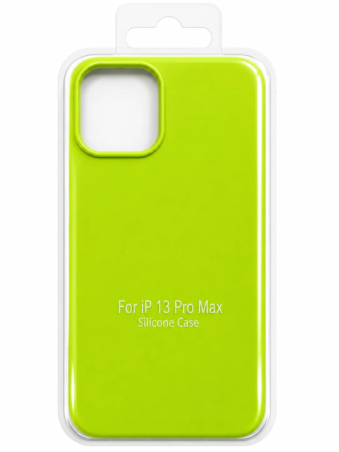 Чехол для Iphone 13 Pro Max silicone case, ярко-зелёный