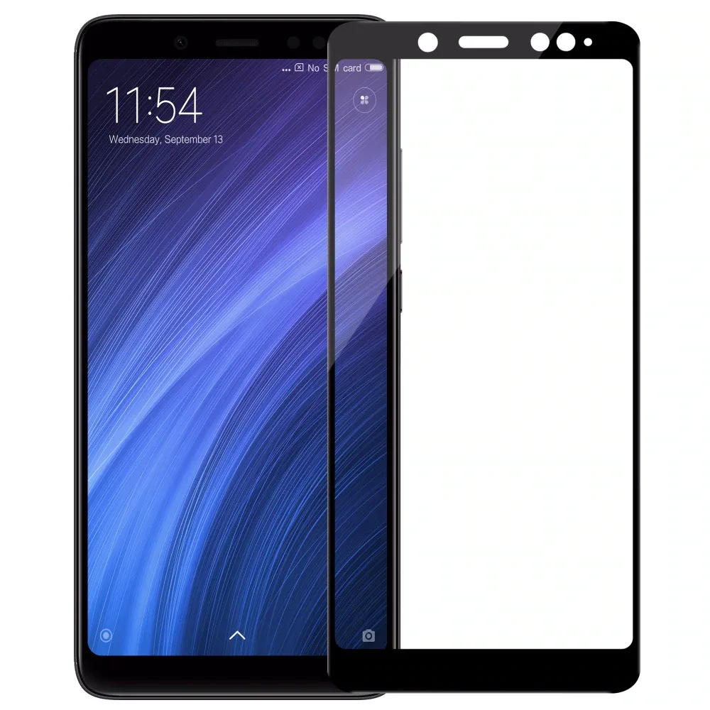 Защитное стекло Xiaomi Redmi Note 5/Note 5 pro чёрное