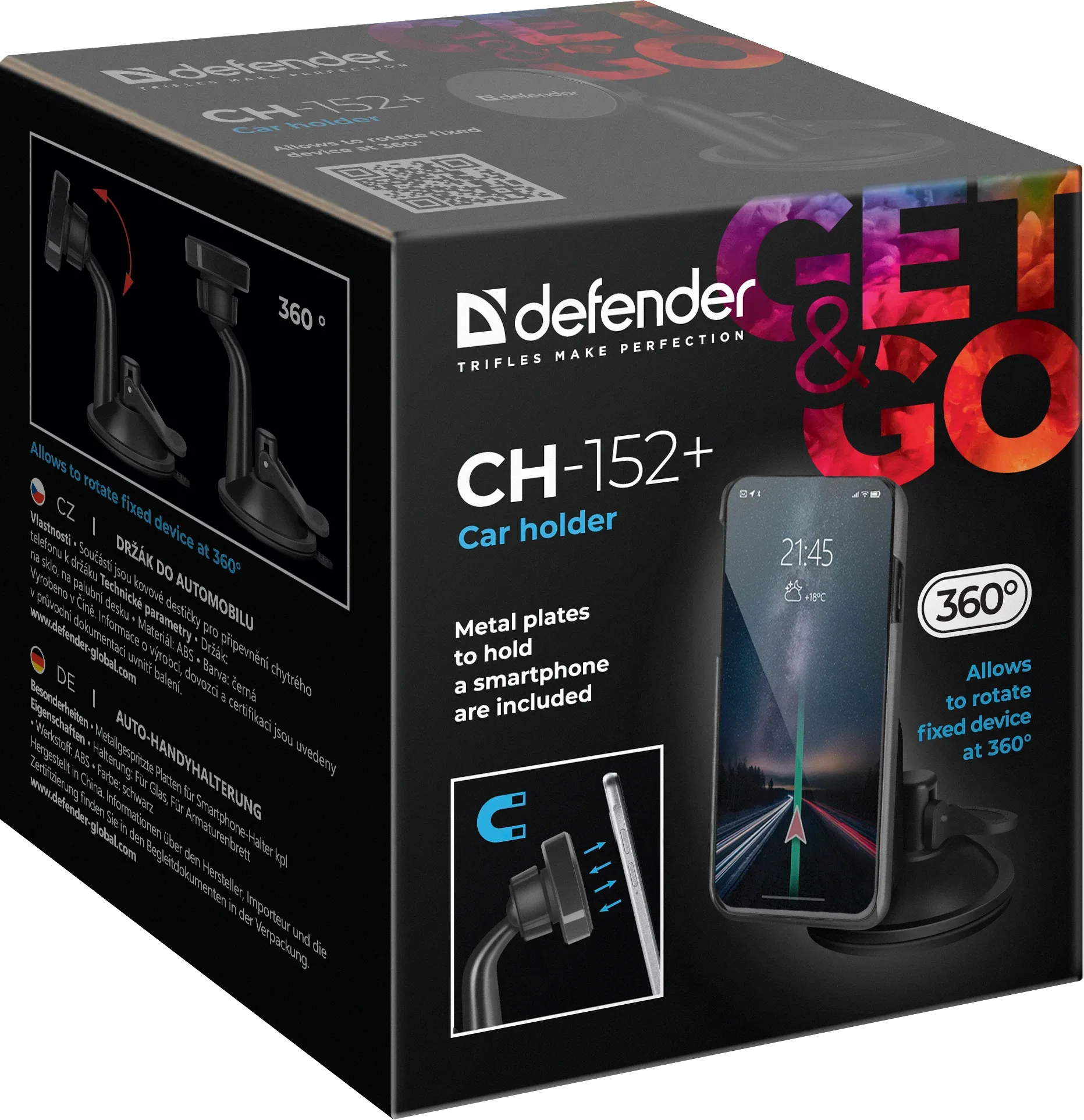Defender - Автомобильный держатель CH-152+
