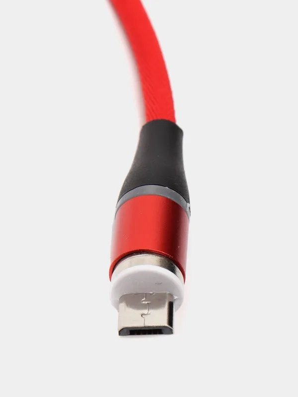 Кабель магнитный GT WIN MicroUSB, красный