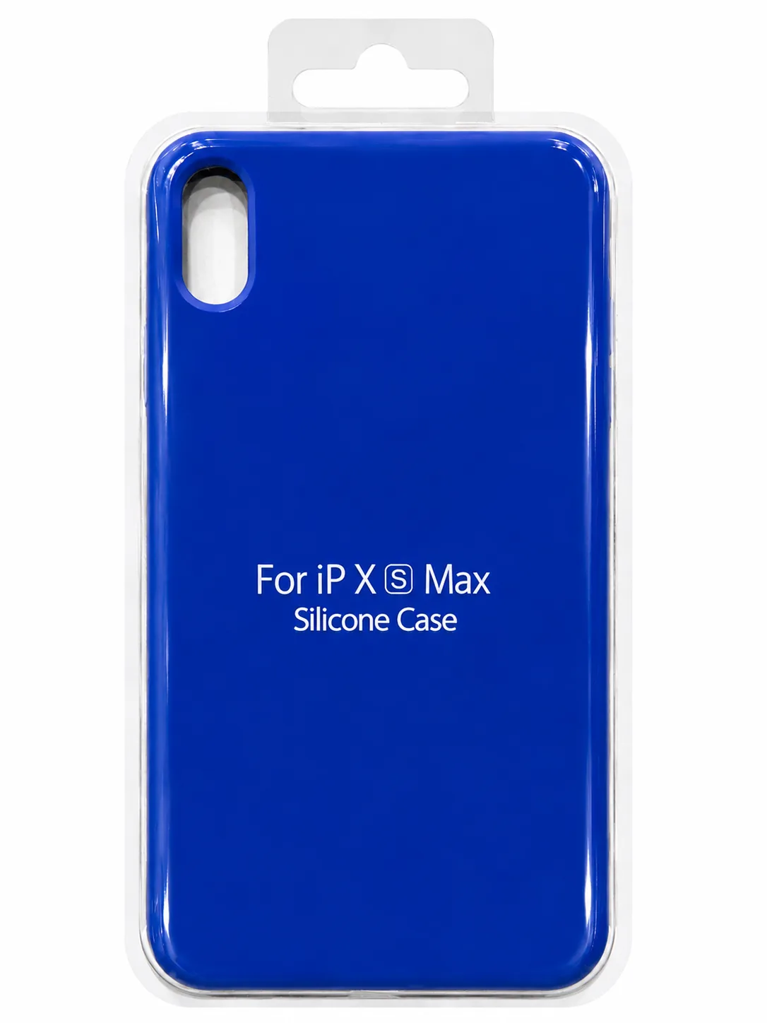 Чехол для Iphone Xs Max silicone case, синий