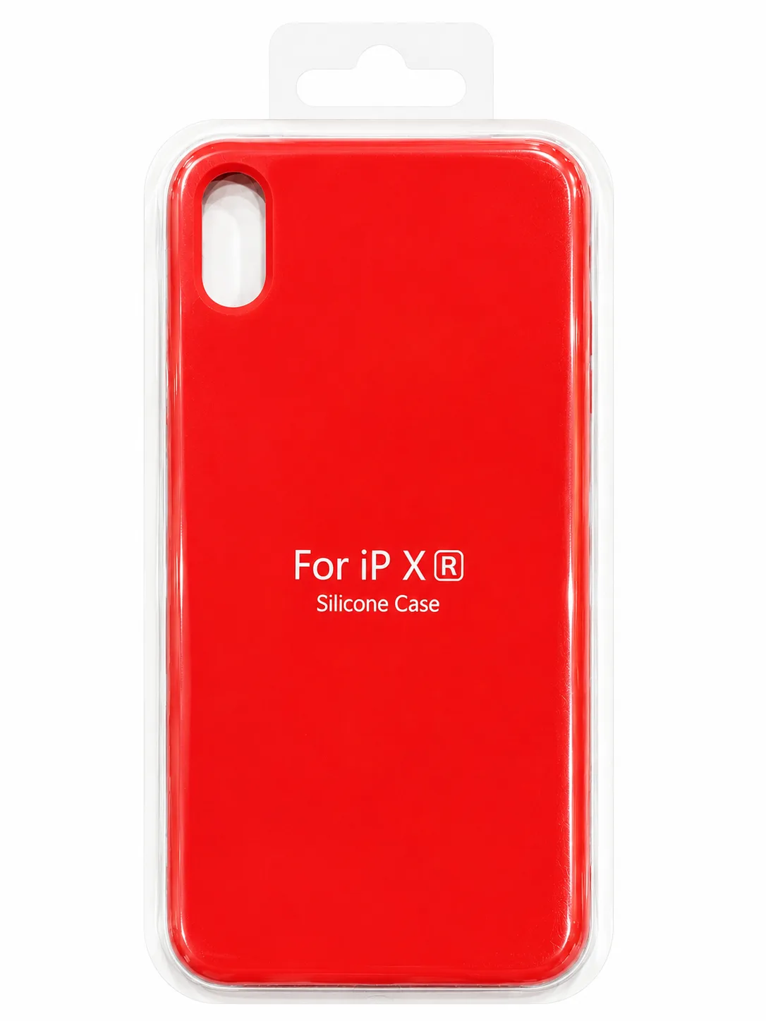 Чехол для Iphone Xr silicone case, красный