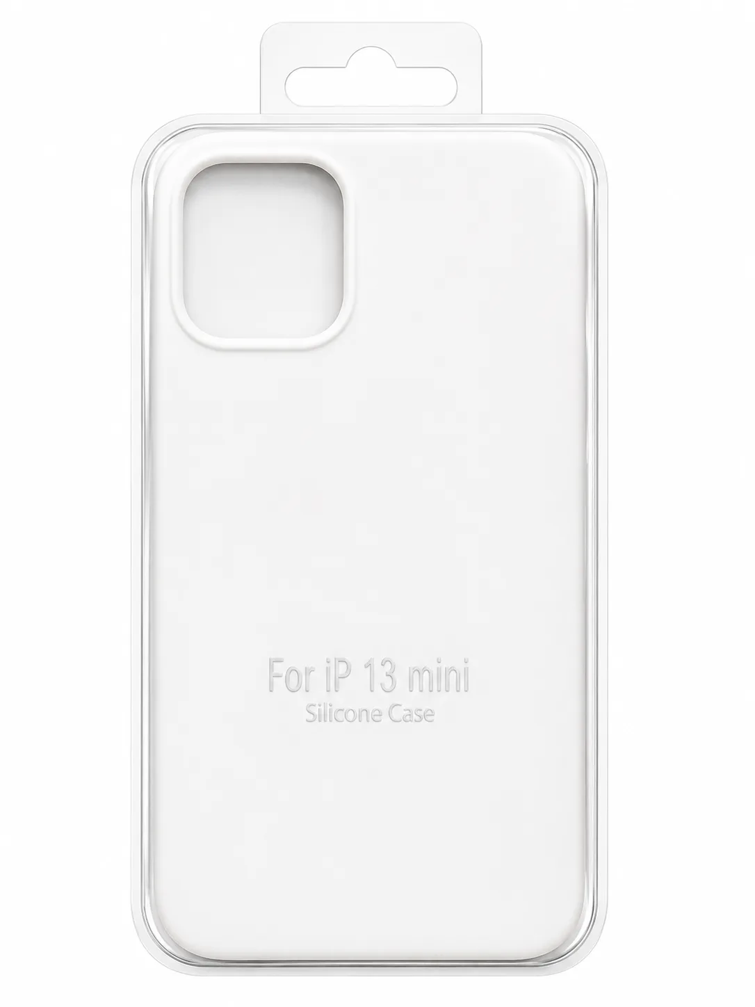 Чехол для Iphone 13 mini silicone case, белый