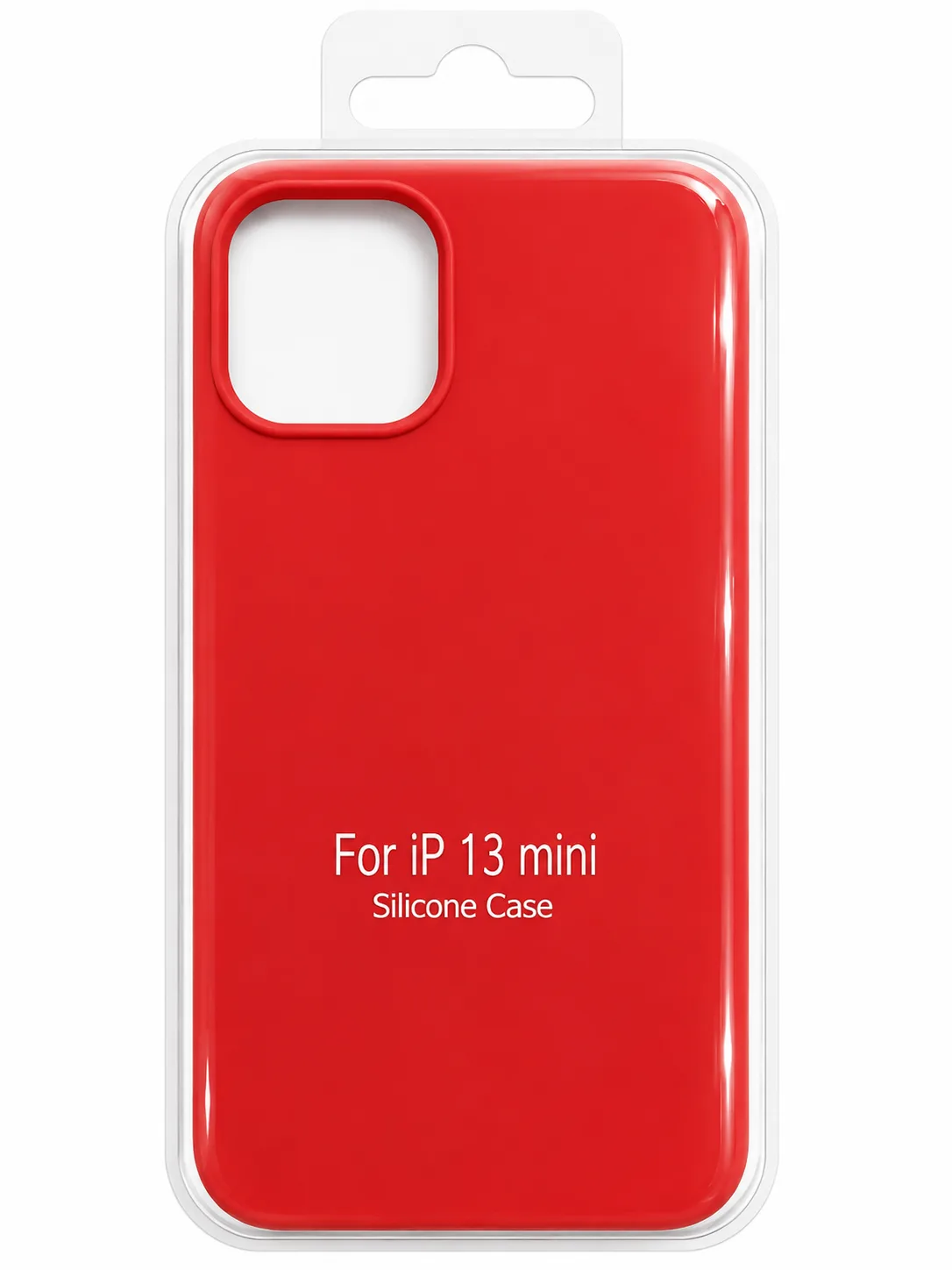 Чехол для Iphone 13 mini silicone case, красный