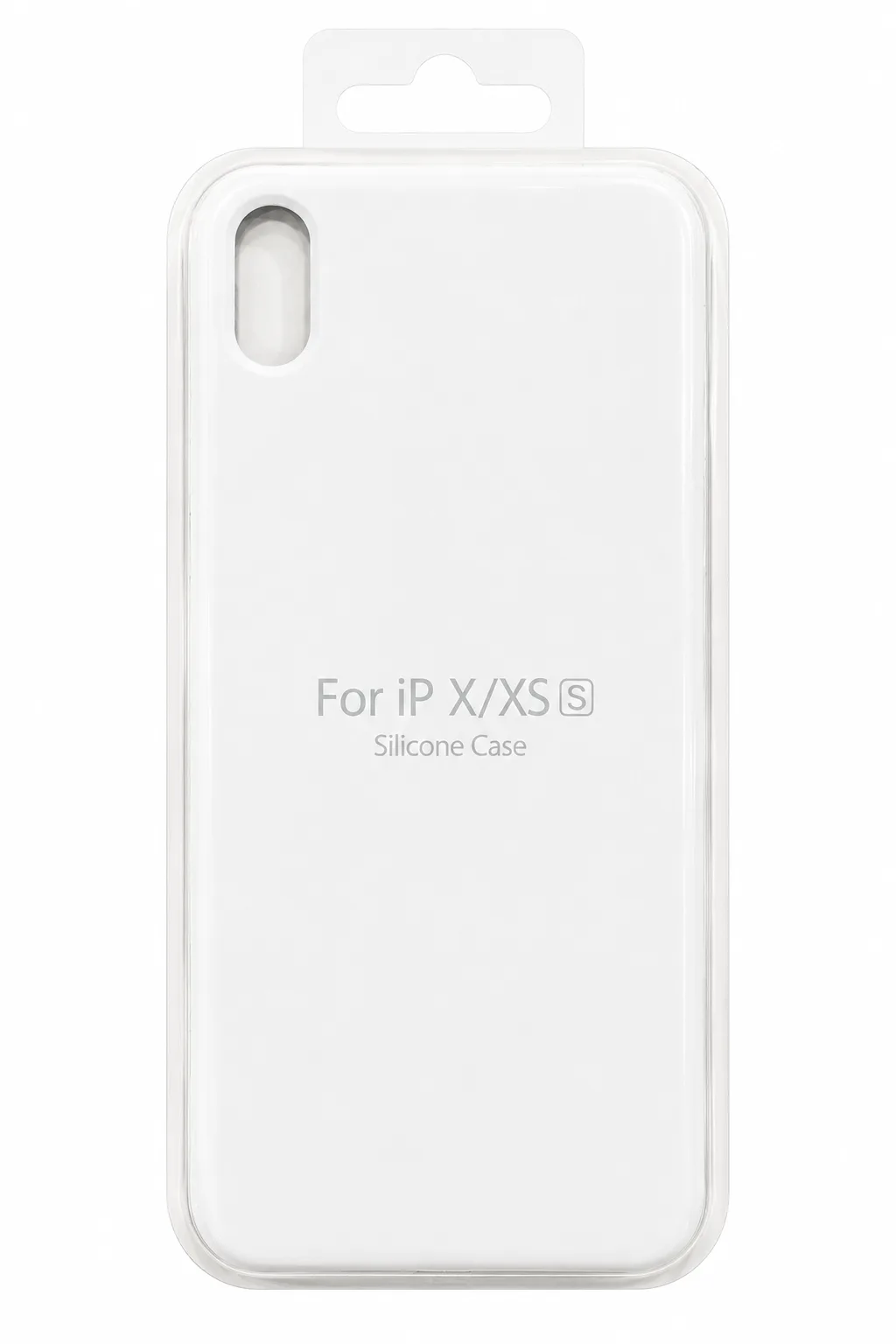 Чехол для Iphone X/Xs silicone case, белый
