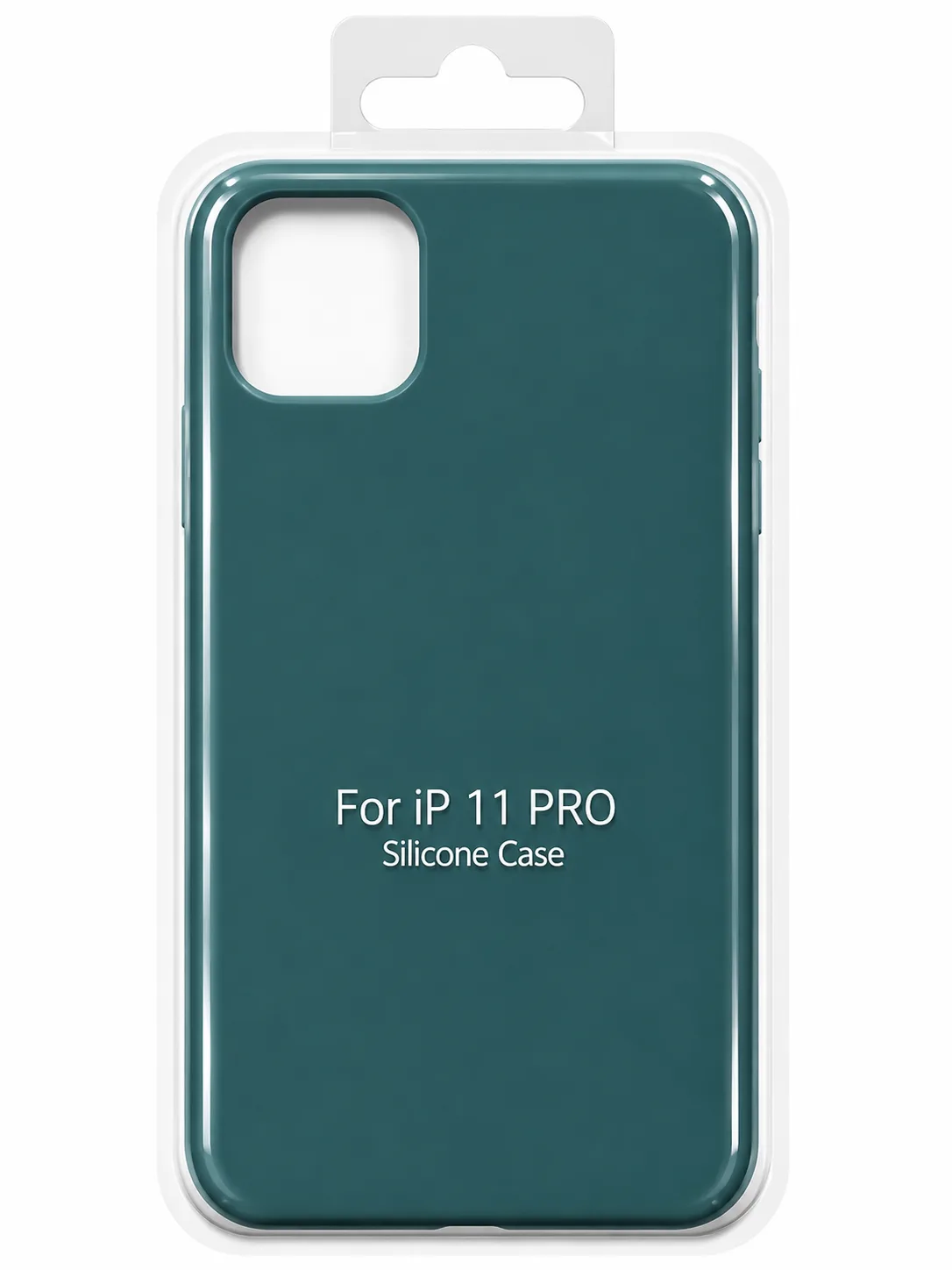 Чехол для Iphone 11 Pro silicone case, тёмно-зелёный