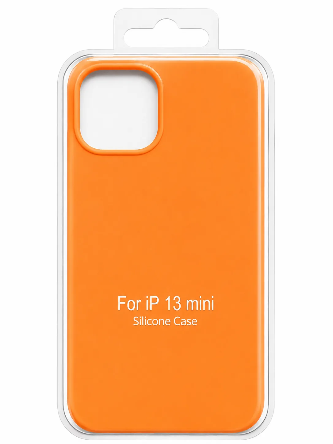 Чехол для Iphone 13 mini silicone case, оранжевый
