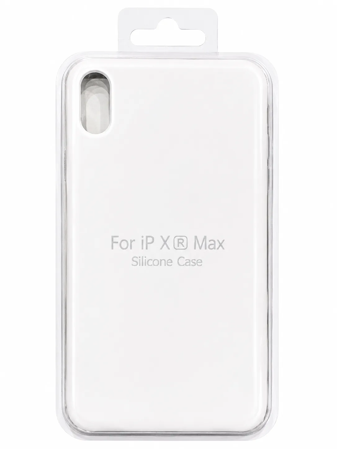 Чехол для Iphone Xs Max silicone case, белый