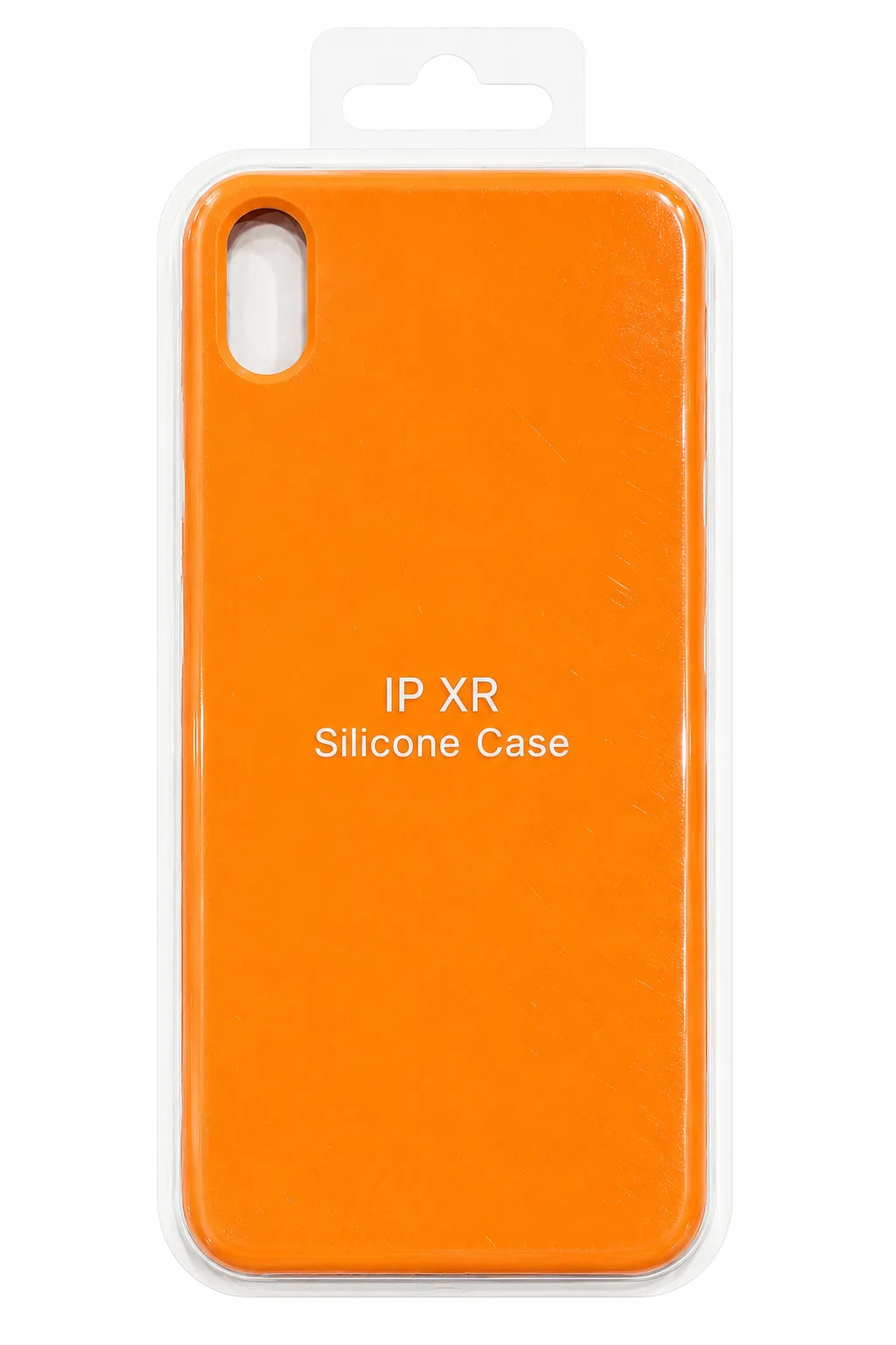 Чехол для Iphone Xr silicone case, оранжевый