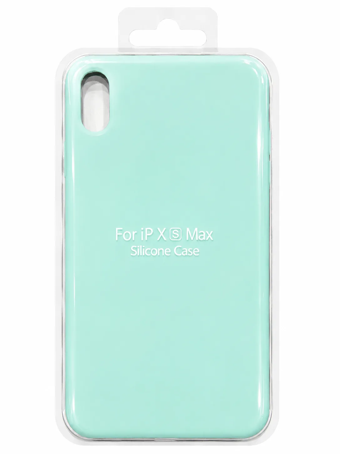 Чехол для Iphone Xs Max silicone case, мятный