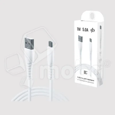 Кабель USB - MicroUSB BC Белый