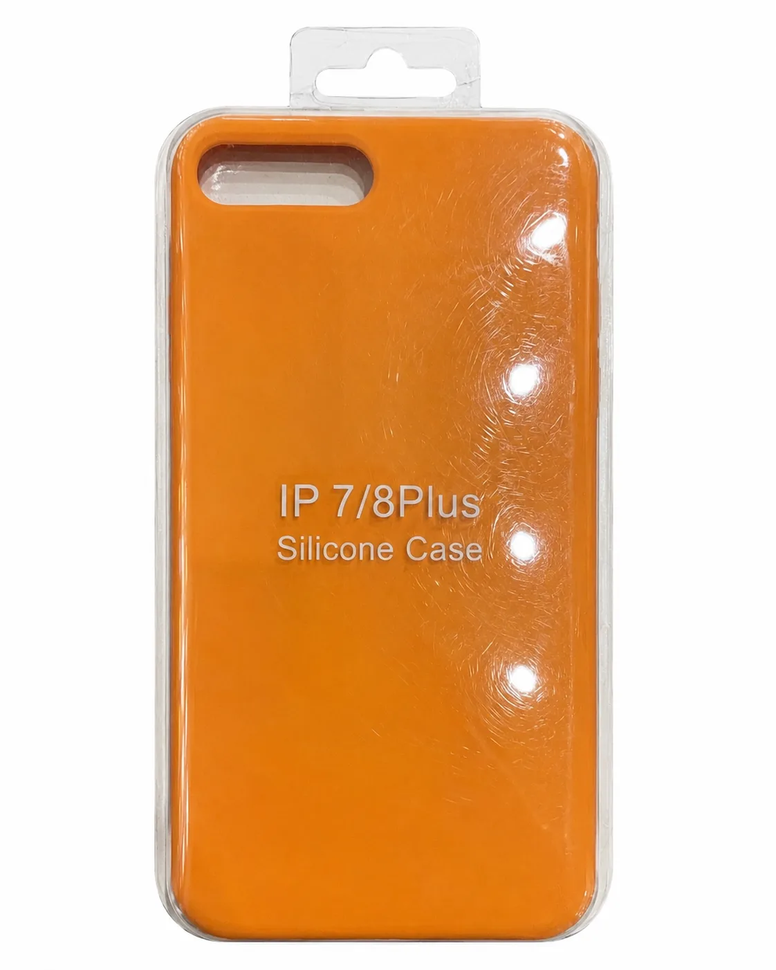 Чехол для Iphone 7/8 Plus silicone case, оранжевый