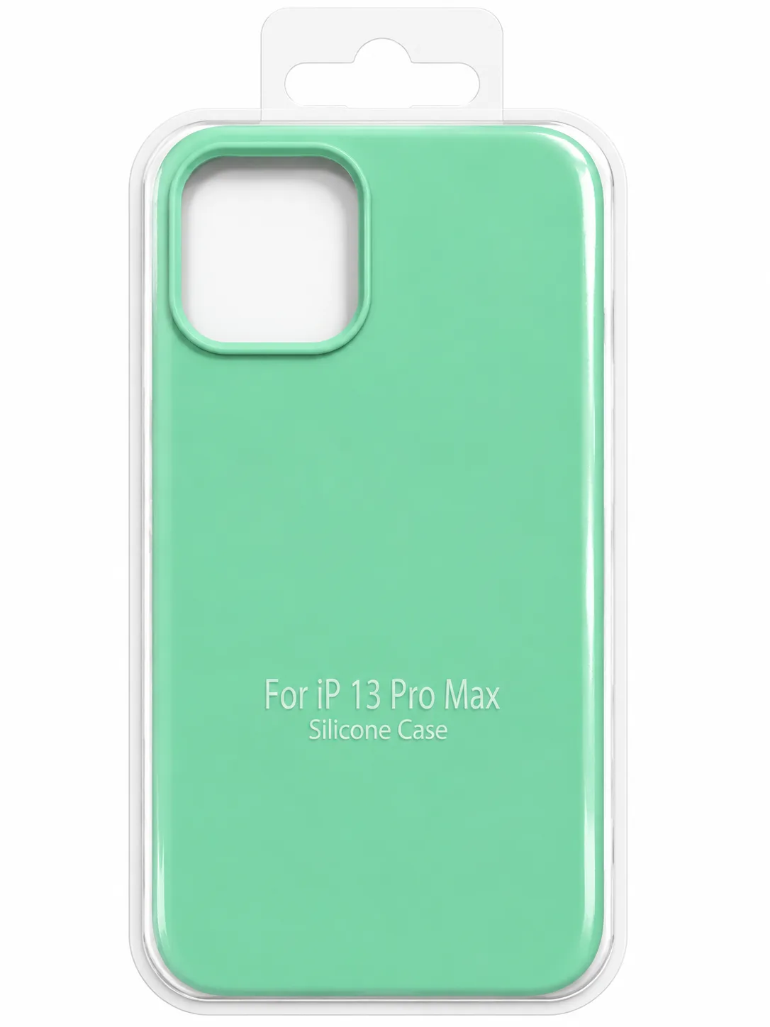 Чехол для Iphone 13 Pro Max silicone case, мятный
