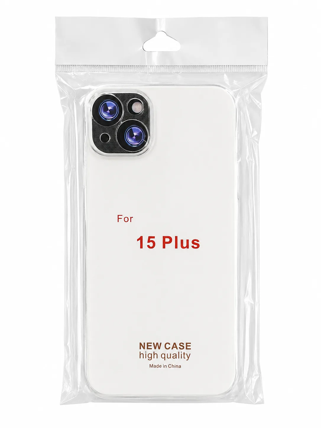 Чехол для Iphone 15 Plus silicone case, прозрачный