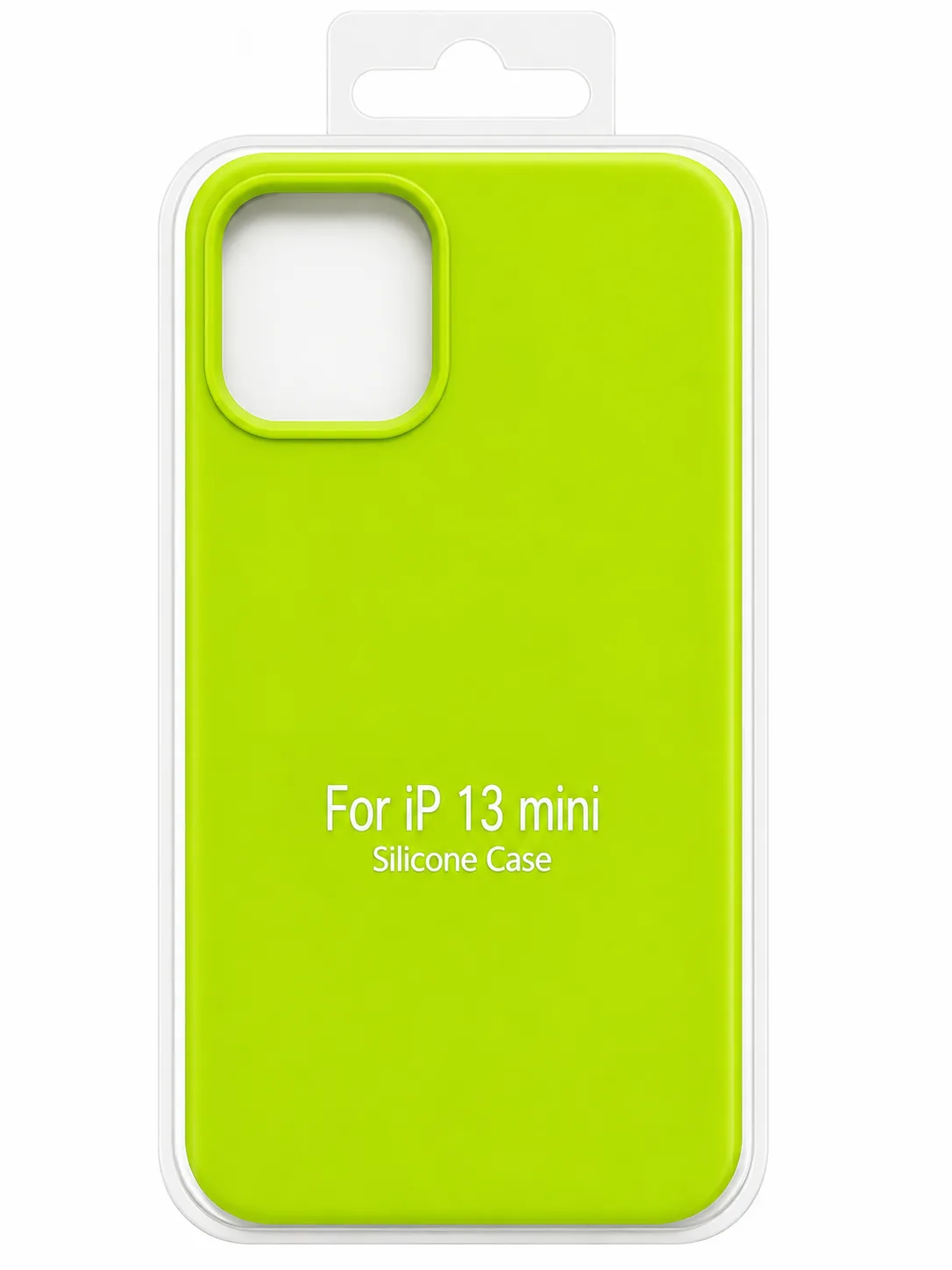 Чехол для Iphone 13 mini silicone case, ярко - зелёный