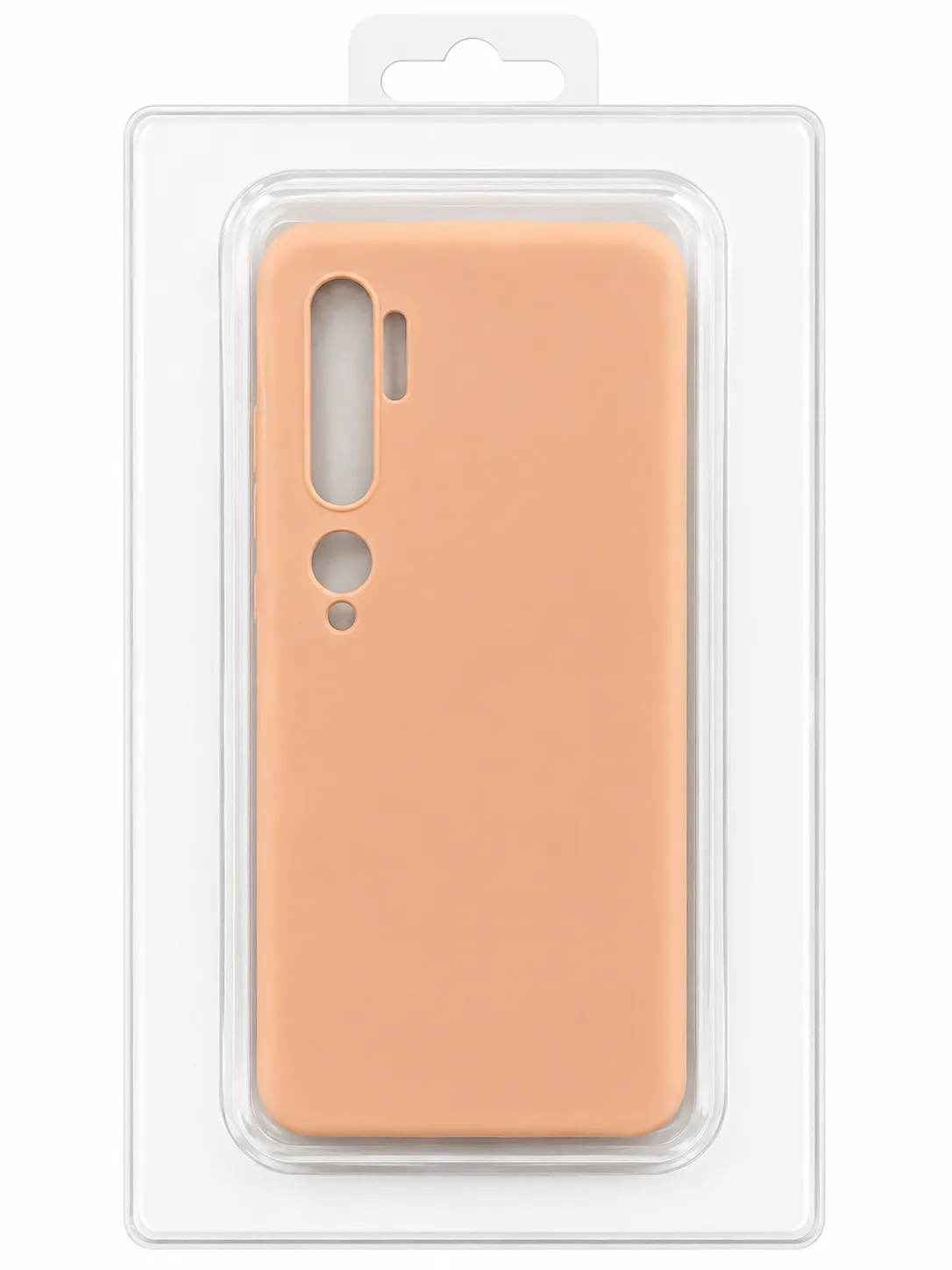 Чехол Soft Touch для Xiaomi Mi Note 10 пудровый