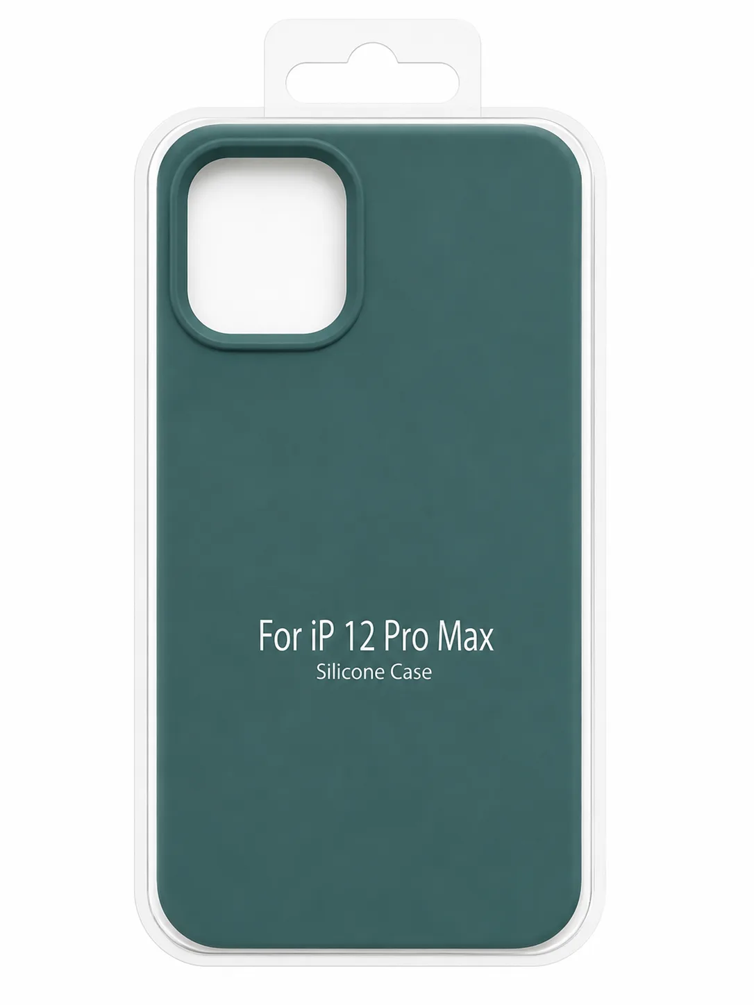 Чехол для Iphone 12 Pro Max silicone case, зелёный