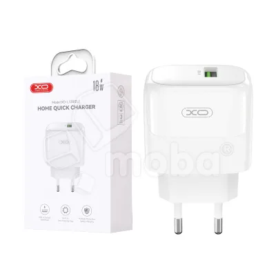 Сетевое зарядное устройство USB XO-L135 18W, белый