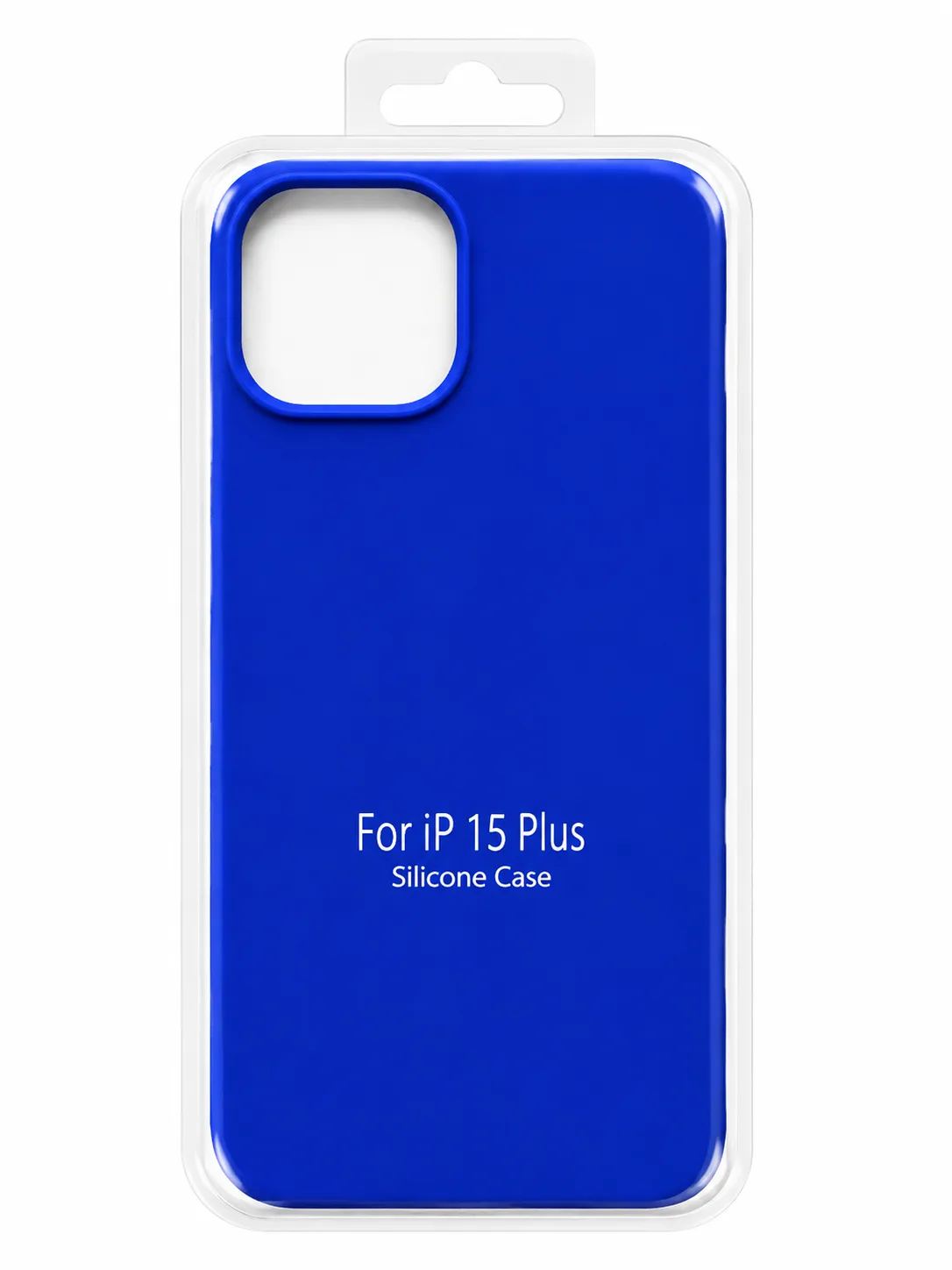 Чехол для Iphone 15 Plus silicone case, синий