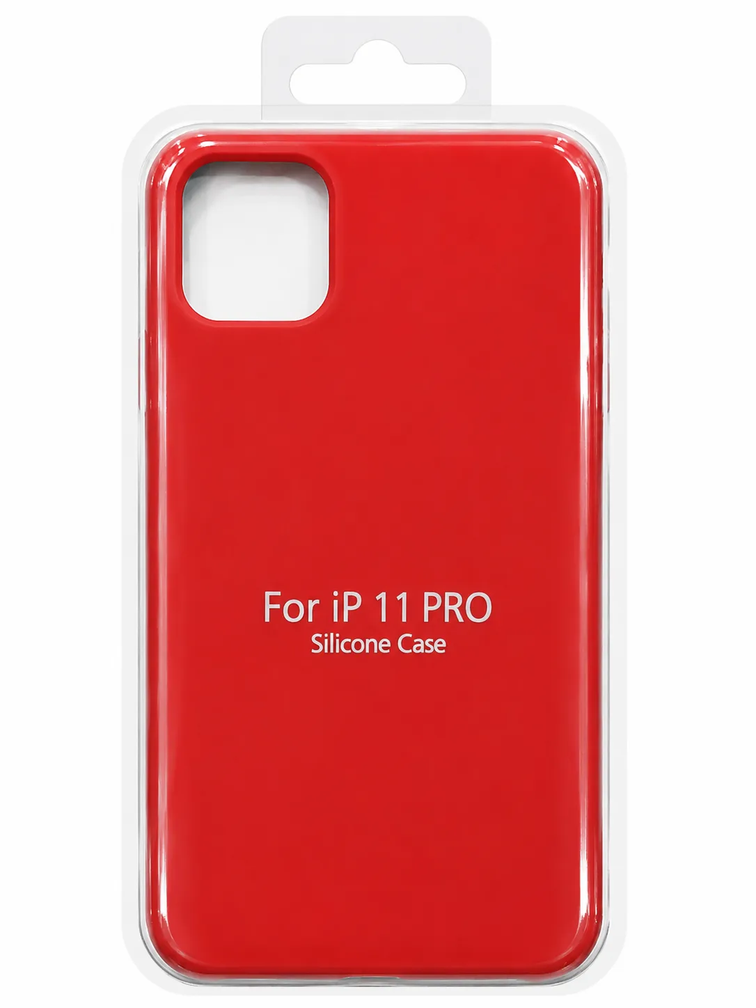 Чехол для Iphone 11 Pro silicone case, красный