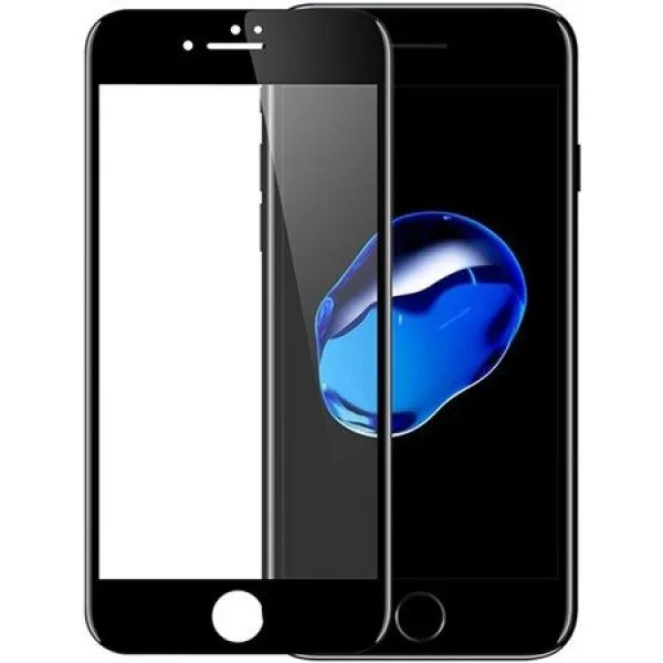 Защитное стекло Iphone 7+/8+ чёрное