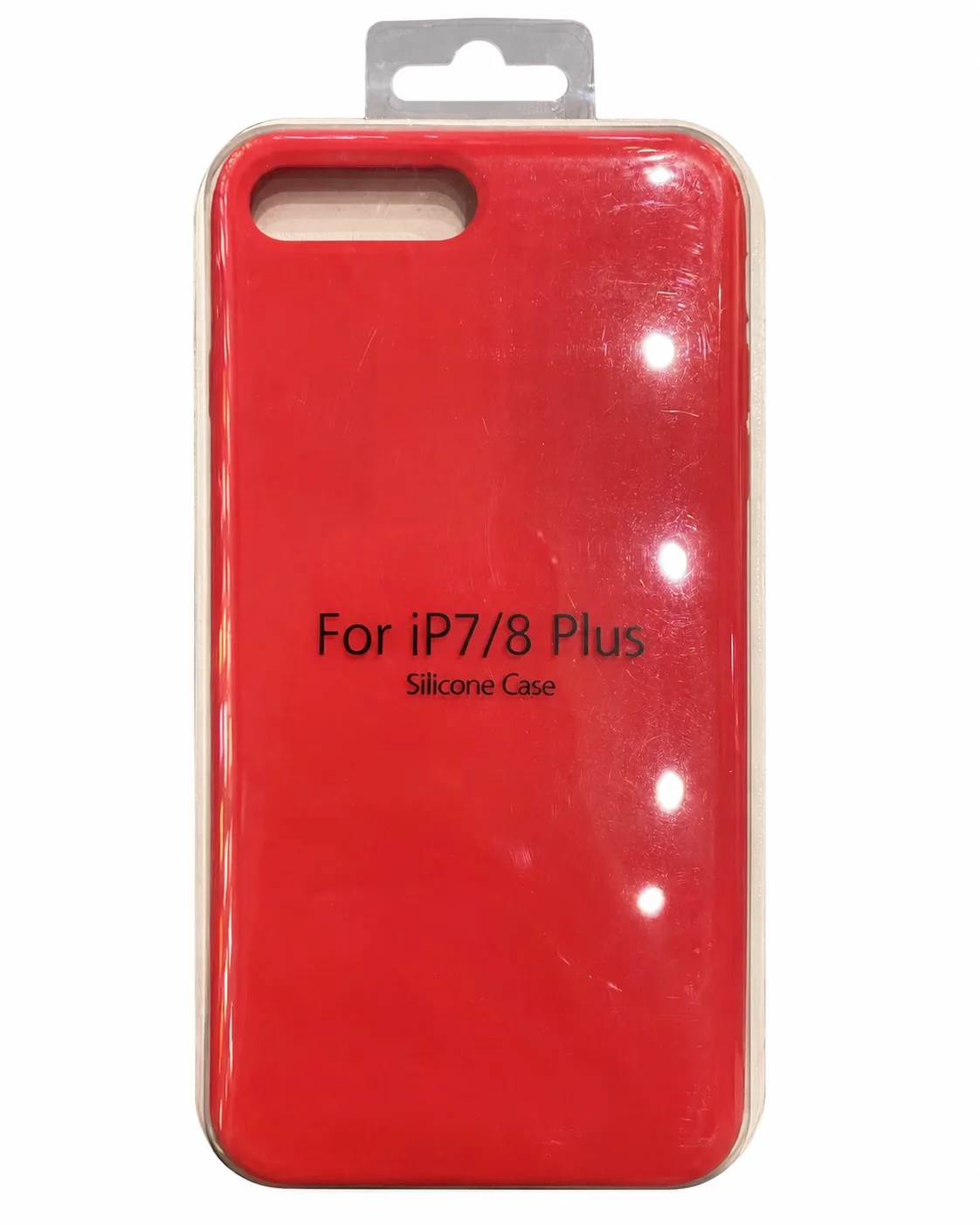 Чехол для Iphone 7/8 Plus silicone case, красный