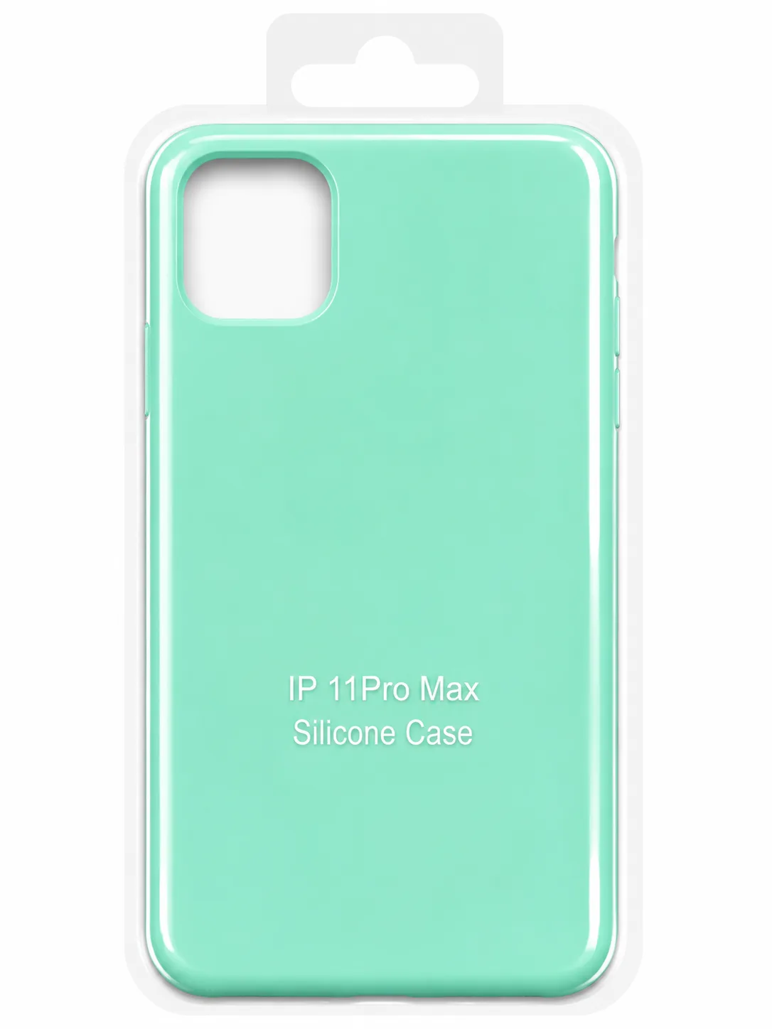 Чехол для Iphone 11 Pro Max silicone case, мятный