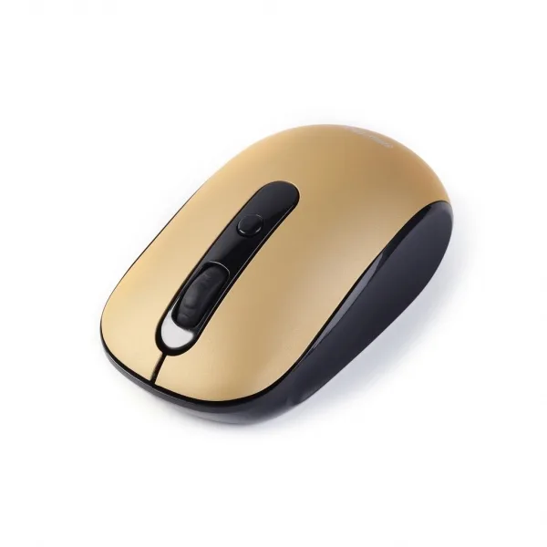 Мышь SmartBuy 262AG One, USB беспр.,опт.,4кн., 800-1600dpi, бесшумная, бронзовый/черный