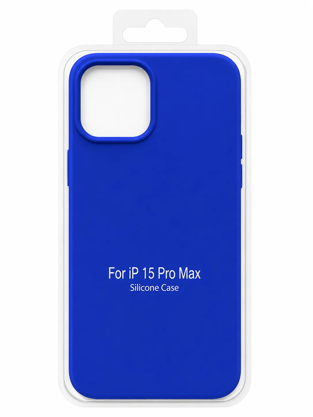 Чехол для Iphone 15 Pro Max silicone case, синий
